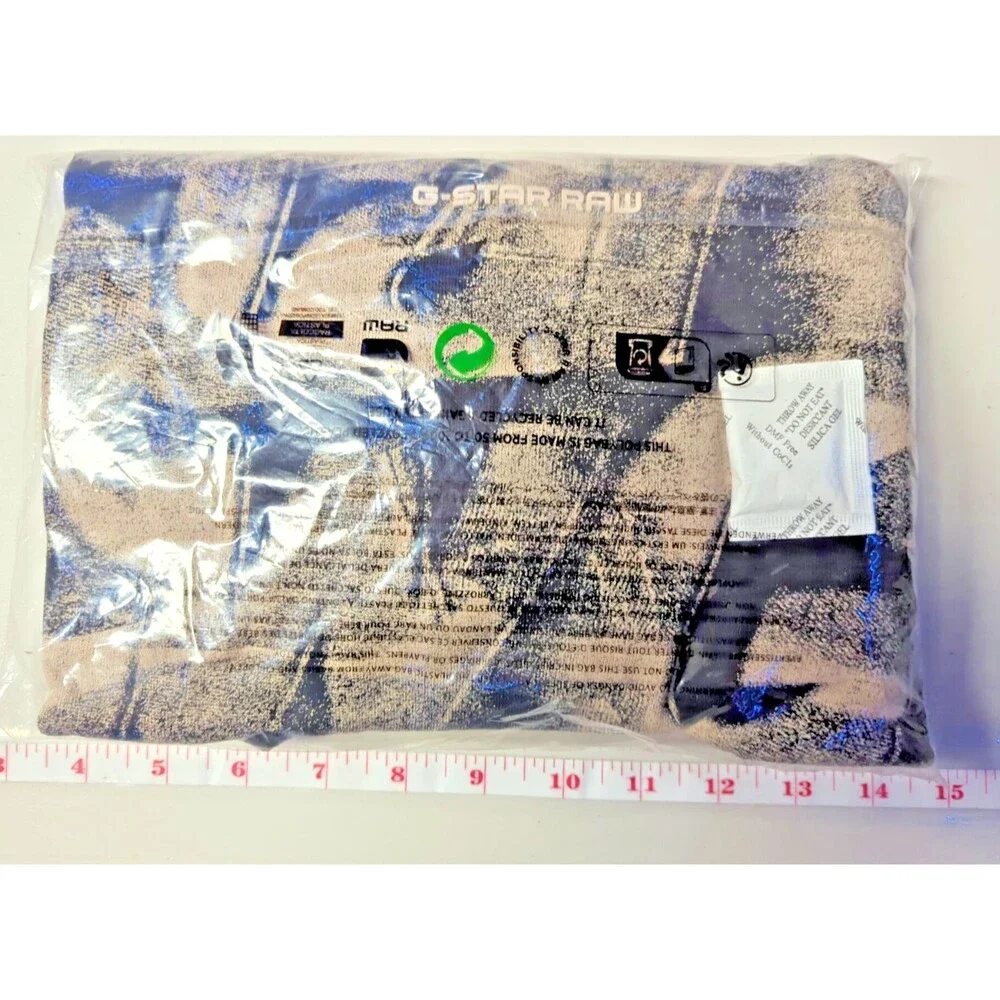 G-Star Raw T-Shirt, Mens XL, G-Star Light Chalk Sprayed Letters Crewneck T-Shirt - Picture 13 of 15